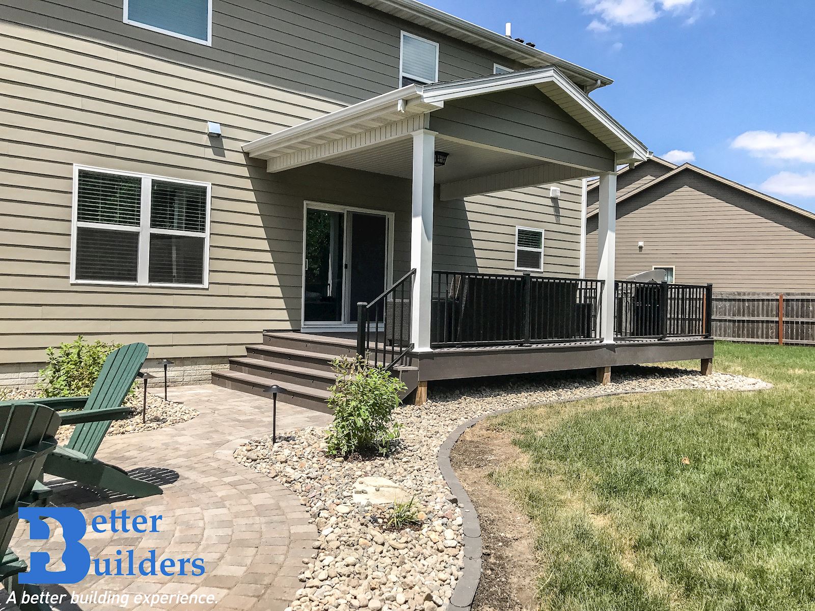 Azek Decking Project in Waukee, IA Better Builders Des Moines Deck